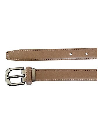Ceinture fine en cuir ajustable – élégante