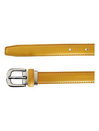 Ceinture fine en cuir ajustable – élégante