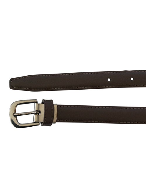 Ceinture fine en cuir ajustable – élégante - Kiabi Ceinture fine en cuir ajustable – élégante - Kiabi