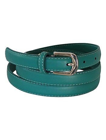 Ceinture fine en cuir ajustable ? ?l?gante