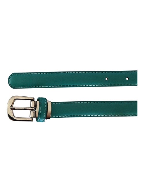 Ceinture fine en cuir ajustable ? ?l?gante - Kiabi Ceinture fine en cuir ajustable ? ?l?gante - Kiabi