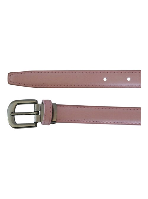 Ceinture fine en cuir ajustable ? ?l?gante - Kiabi