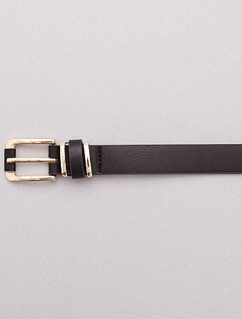 Ceinture fine en simili - Kiabi