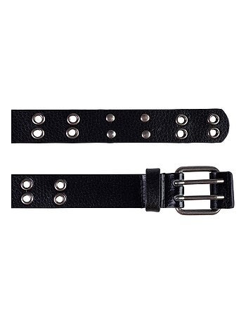 Ceinture grainée œillet femme Isotoner