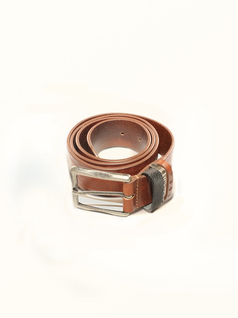 Ceinture Hells Tobacco Redskins Marron - Kiabi