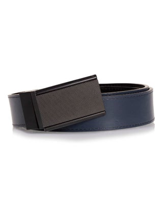 Ceinture homme 2 en 1 noir / marine Isotoner