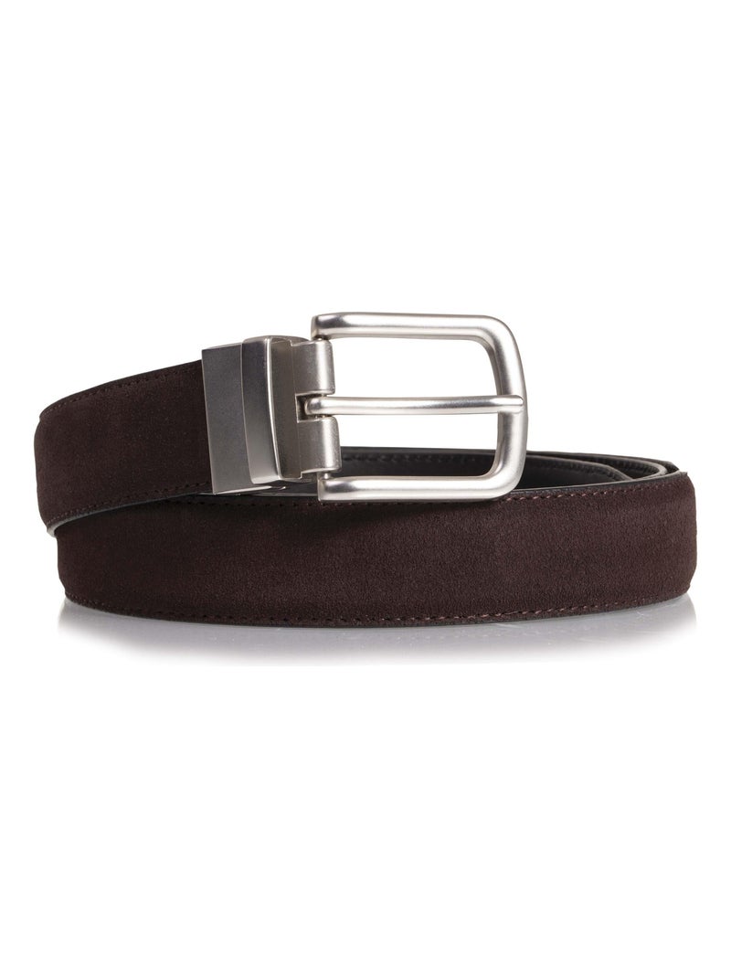 Ceinture homme 2 en 1 noir / marron Isotoner Noir Marron Noir - Kiabi