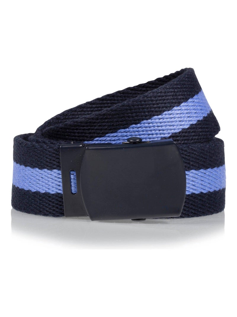 Ceinture homme corde bicolore bleu Isotoner Bleu Bleu marine - Kiabi