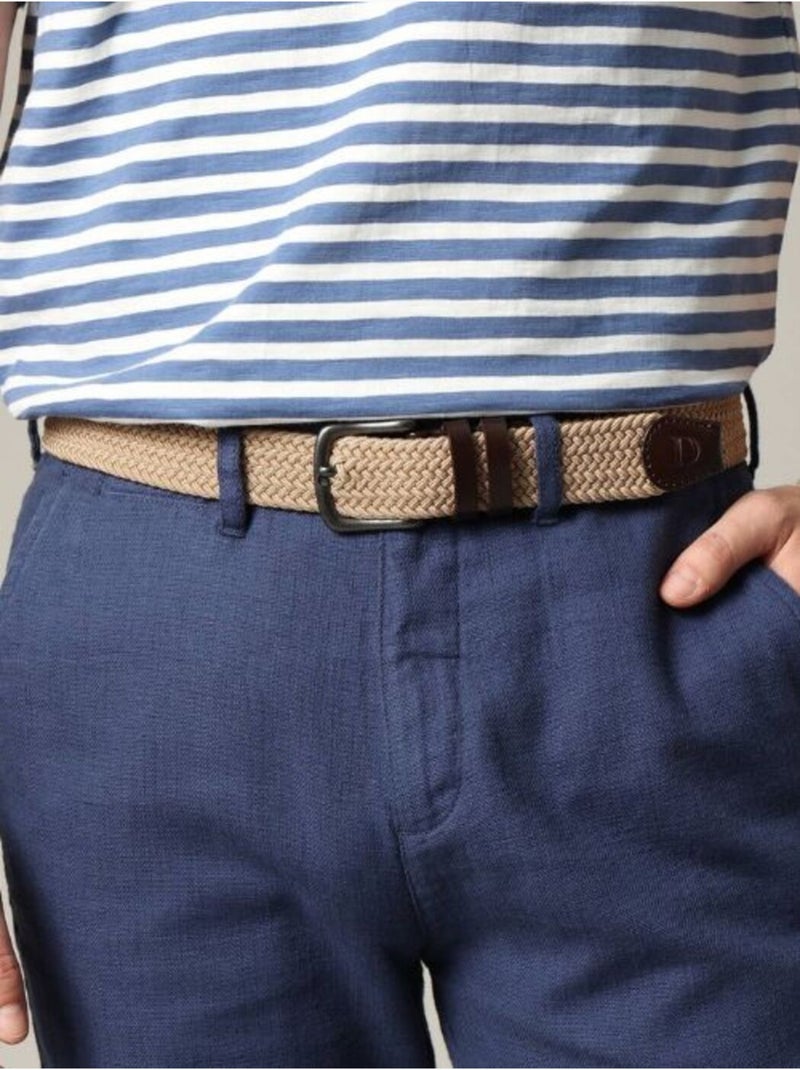 Ceinture homme décontractée 'Deeluxe' Beige - Kiabi