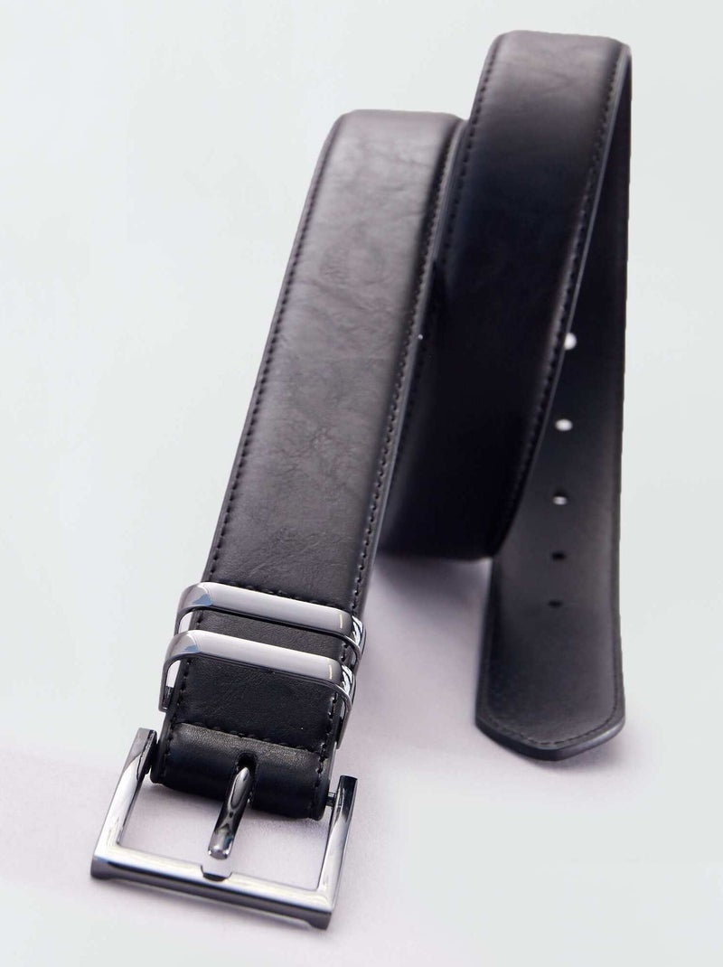 Ceinture homme noir - Kiabi