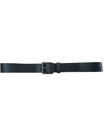 Ceinture homme texturée avec boucle métallique 'deeluxe'