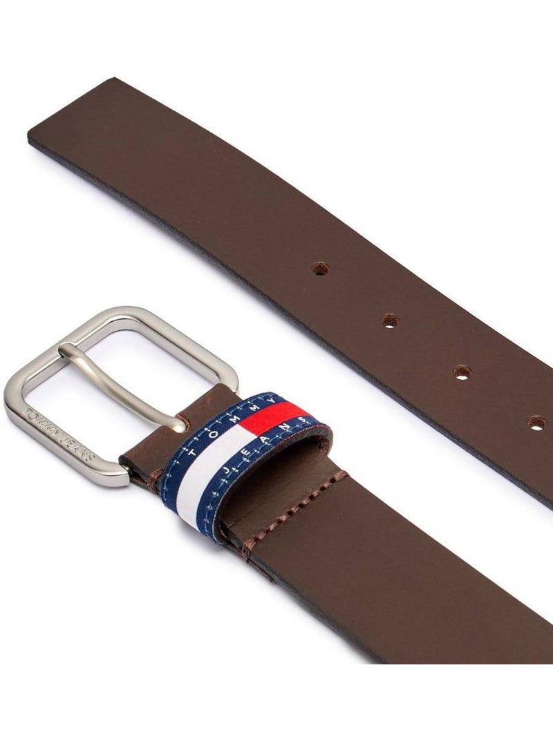 Ceinture Homme Tommy Hilfiger Marron cappuccino - Kiabi