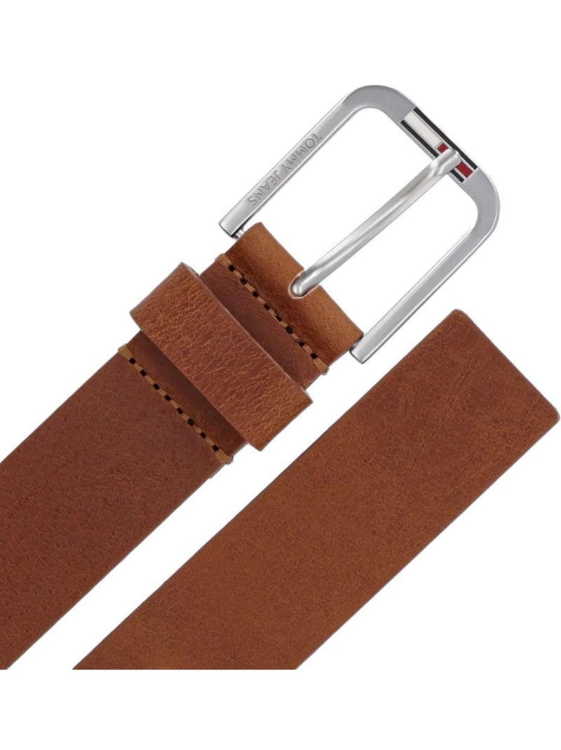 Ceinture Homme Tommy Hilfiger Marron cappuccino - Kiabi