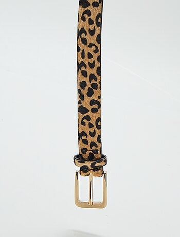 Ceinture imprimé léopard