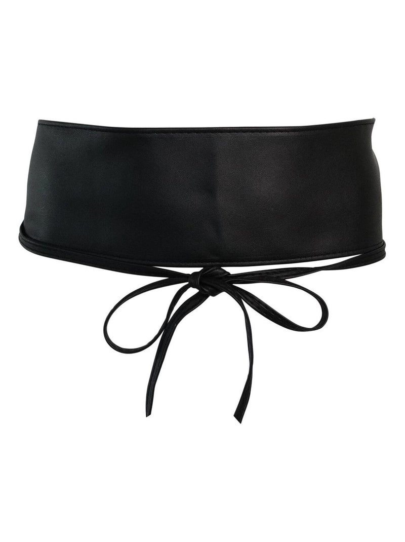 Ceinture large à nouer SAYAN Bleu - Kiabi