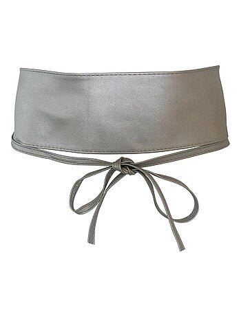 Ceinture large à nouer SAYAN – style élégant