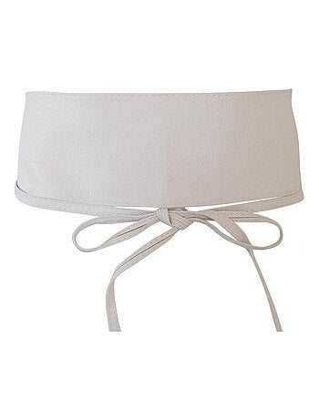 Ceinture large à nouer SAYAN – style élégant