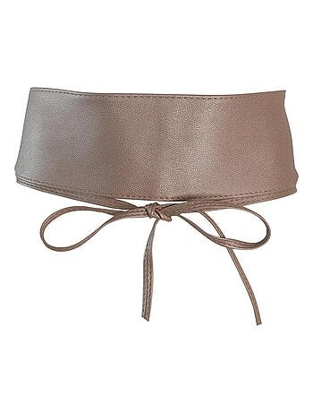 Ceinture large à nouer SAYAN – style élégant