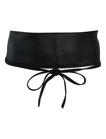 Ceinture large à nouer SAYAN – style élégant