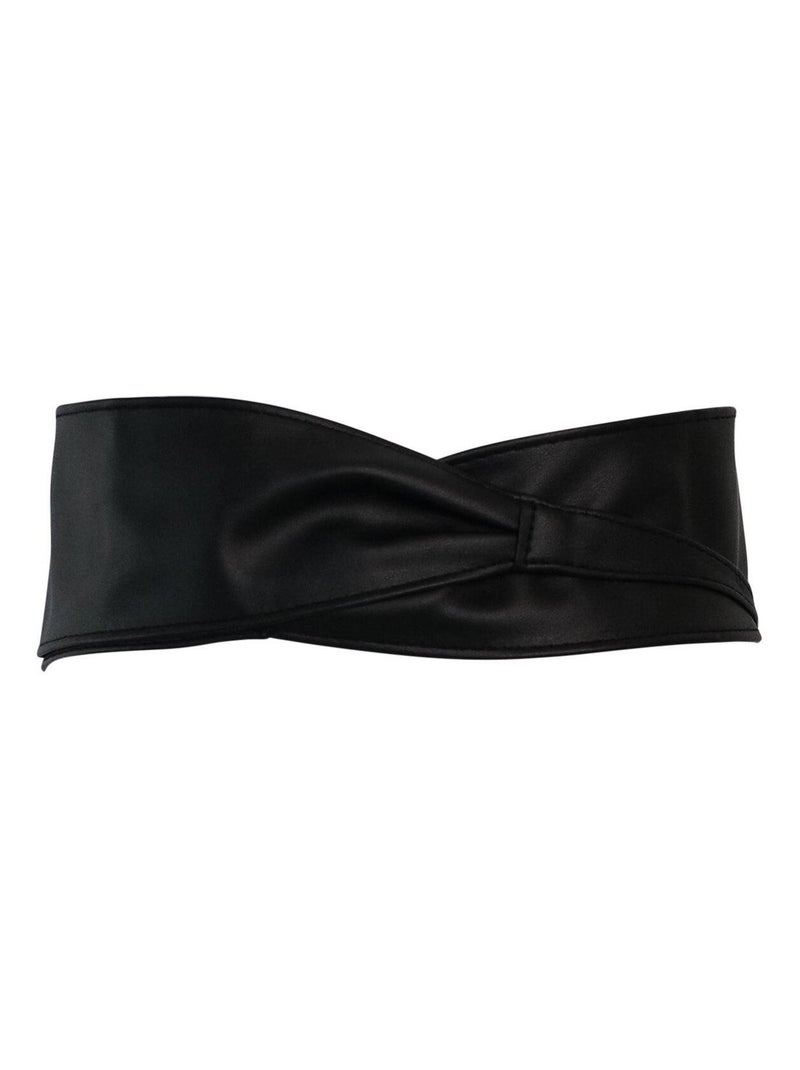 Ceinture large à nouer SAYAN – style élégant Bleu - Kiabi