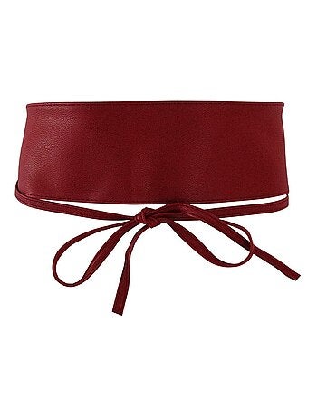 Ceinture large à nouer SAYAN – style élégant