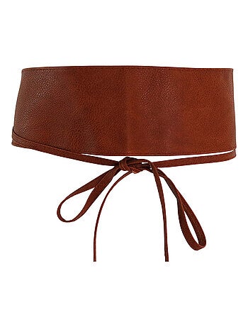Ceinture large à nouer SAYAN – style élégant