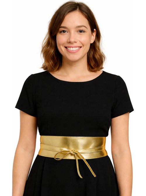 Ceinture large à nouer SAYAN – style élégant - Kiabi Ceinture large à nouer SAYAN – style élégant - Kiabi