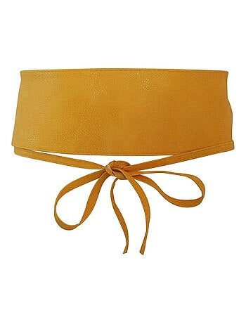 Ceinture large à nouer SAYAN – style élégant