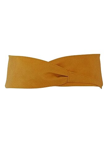 Ceinture large à nouer SAYAN – style élégant