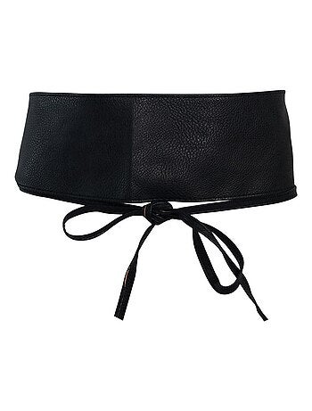 Ceinture large à nouer SAYAN – style élégant