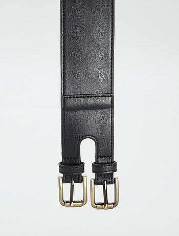 Ceinture Femme En Cuir Véritable Vascavi - Boucle Argentée Ronde, Largeur 1,8 Cm, Fabriquée En Allemagne - 9