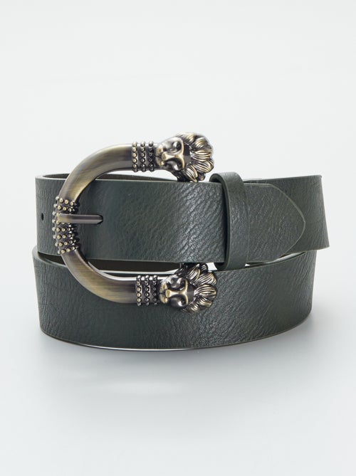 Ceinture large boucle - Kiabi
