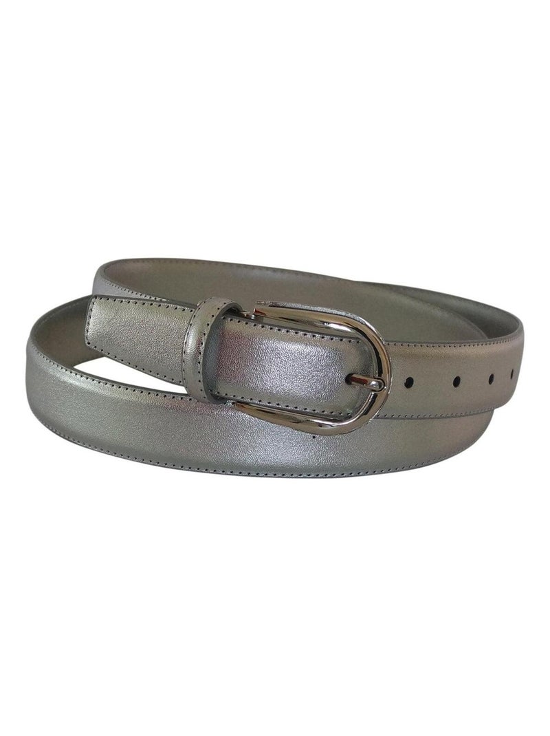 Ceinture large BUBBLE Argent - Kiabi