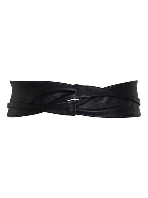 Ceinture large en cuir CESIRA - Kiabi