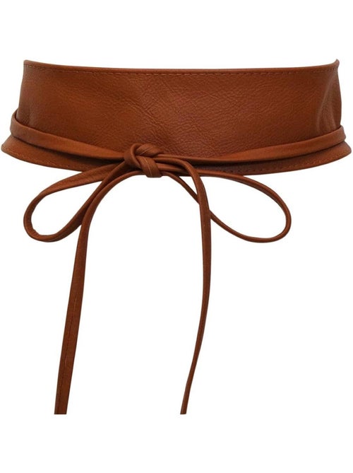 Ceinture large en cuir CESIRA - Kiabi