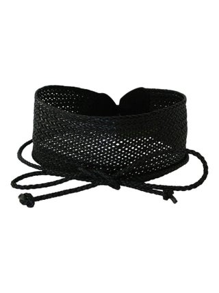 Ceinture large tressée BORAS