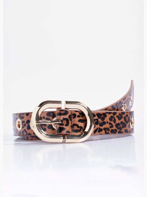 Ceinture léopard multi positions - AFIBEL - Kiabi