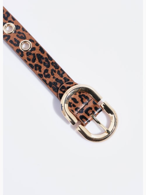Ceinture léopard multi positions - AFIBEL - Kiabi