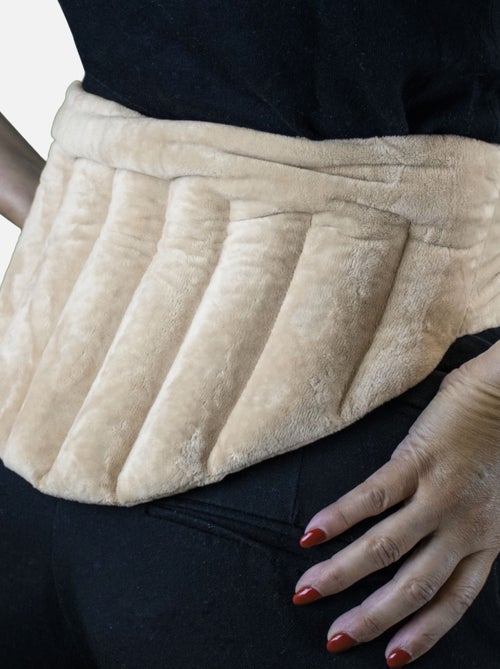 Ceinture lombaire chauffante avec bandes auto-agrippantes réglable - Vivezen - Kiabi