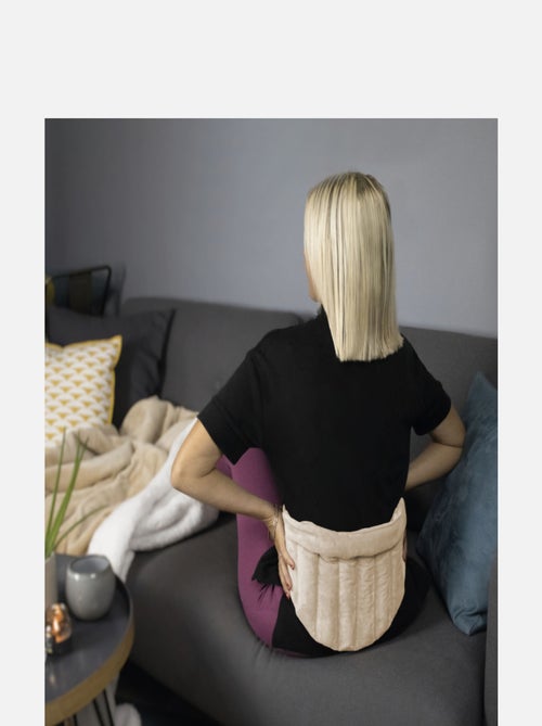 Ceinture lombaire chauffante avec bandes auto-agrippantes réglable - Vivezen - Kiabi