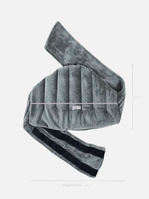 Ceinture lombaire chauffante avec bandes auto-agrippantes réglable - Vivezen - Kiabi