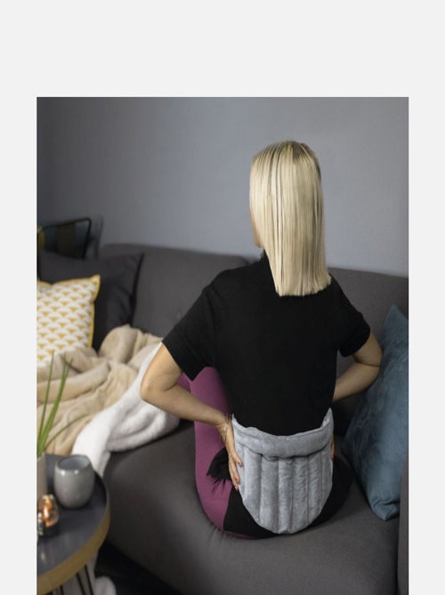 Ceinture lombaire chauffante avec bandes auto-agrippantes réglable - Vivezen - Kiabi