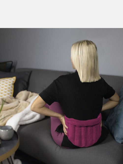 Ceinture lombaire chauffante avec bandes auto-agrippantes réglable - Vivezen - Kiabi