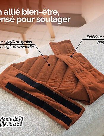 Ceinture lombaires chauffante avec bandes auto-agrippantes réglable - Vivezen