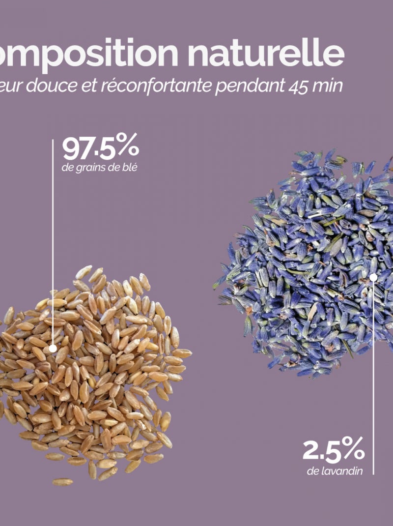 Ceinture lombaires chauffante avec bandes auto-agrippantes réglable - Vivezen Rouge brique - Kiabi