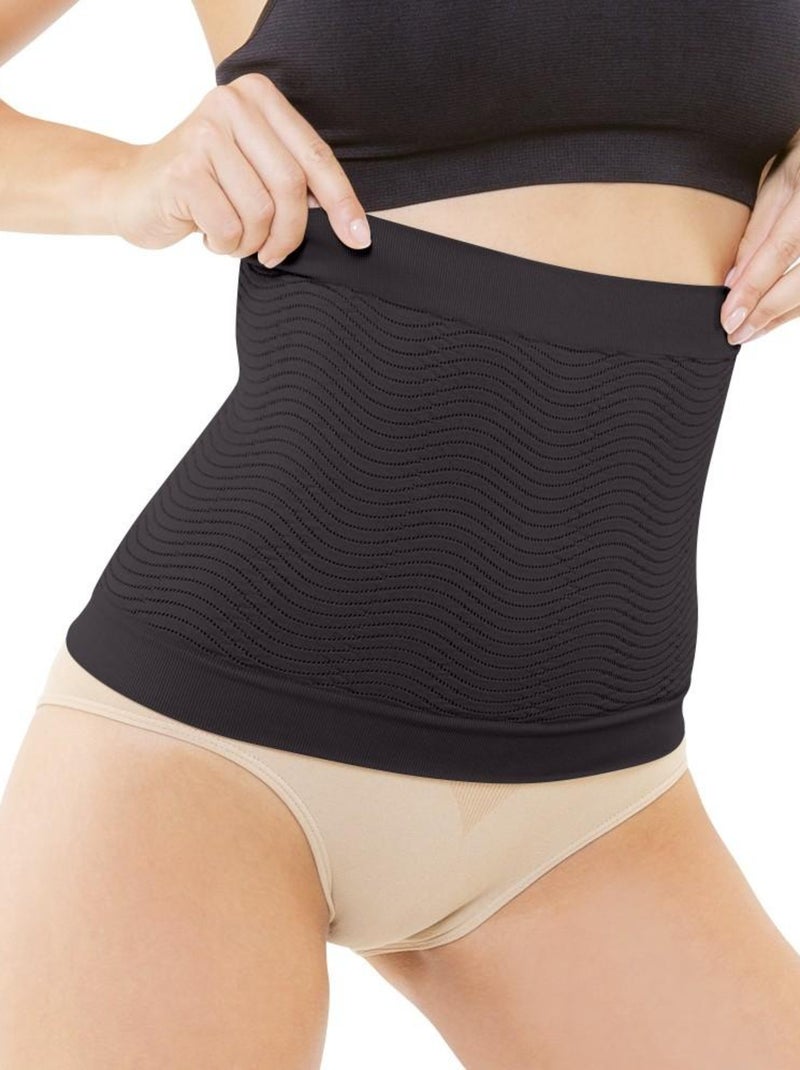 Ceinture minceur massante LIPO ACTIF Noir - Kiabi