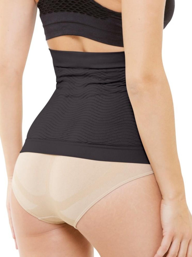 Ceinture minceur massante LIPO ACTIF Noir - Kiabi