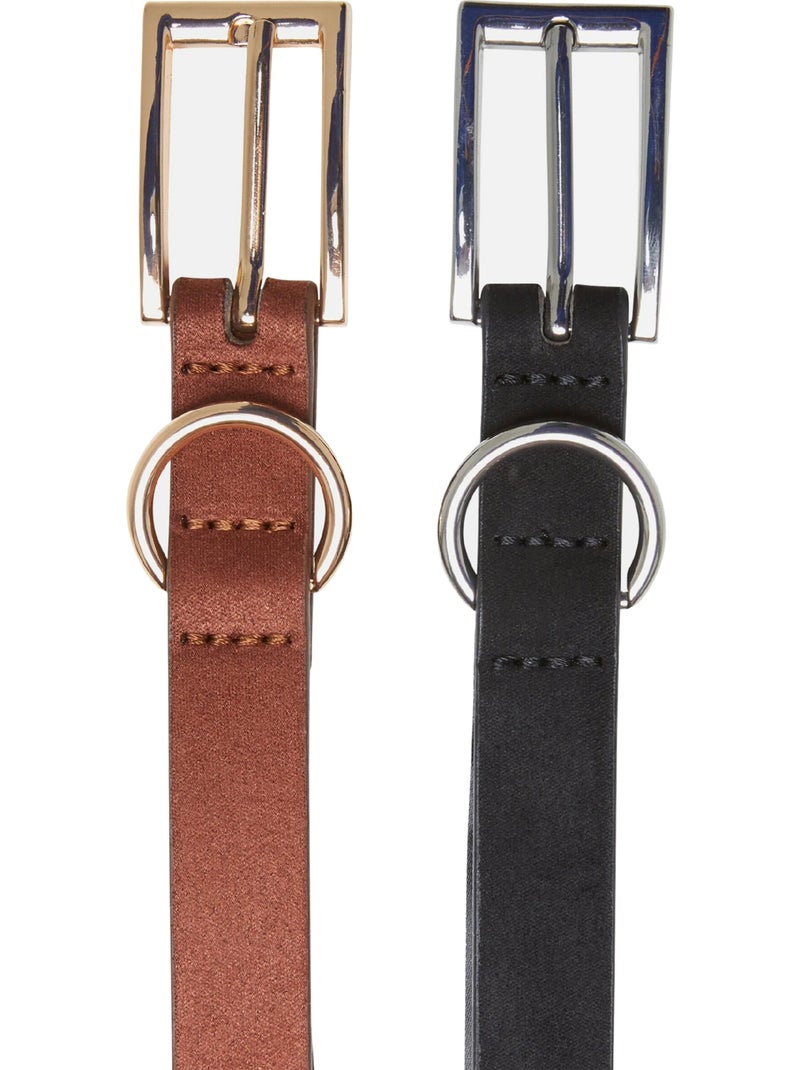 Ceinture motif/style épais - urban classics Noir - Kiabi