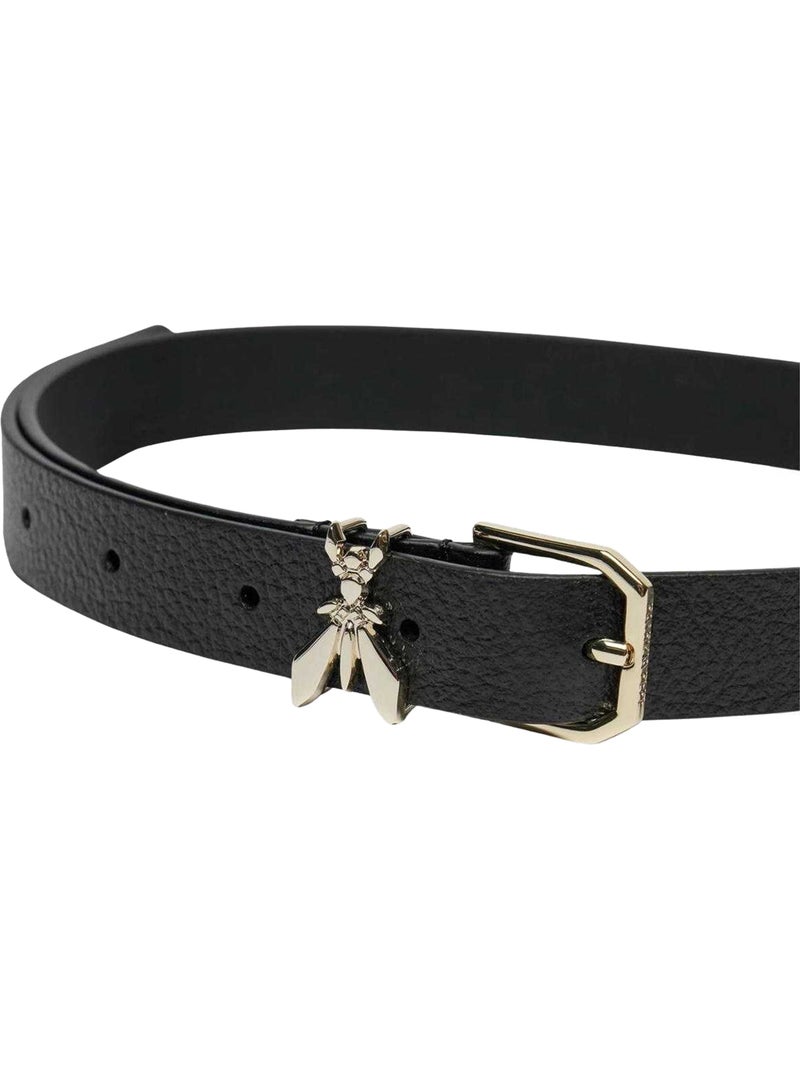 Ceinture motif/style logo - pepe jeans Noir Doré - Kiabi