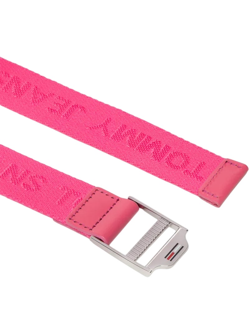 Ceinture motif/style logo - tommy hilfiger Rose - Kiabi